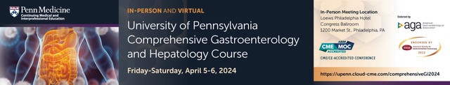 University of Pennsylvania Comprehensive Gastroenterology and Hepatology Course Banner
